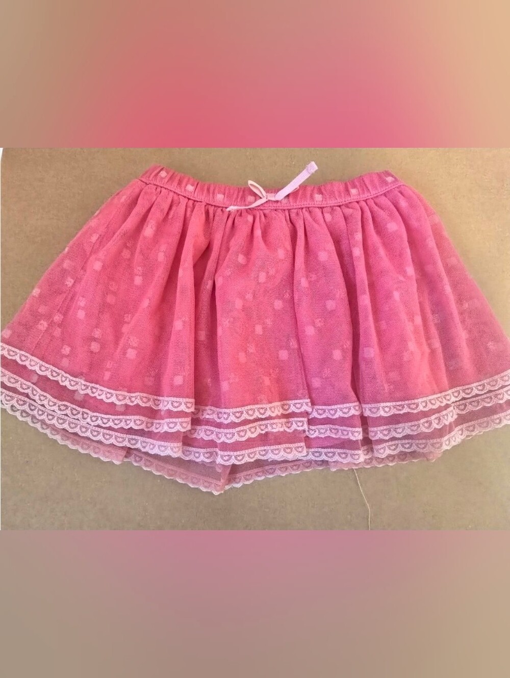 OshKosh B'gosh Pink Elastic Waist Tulle Skirt